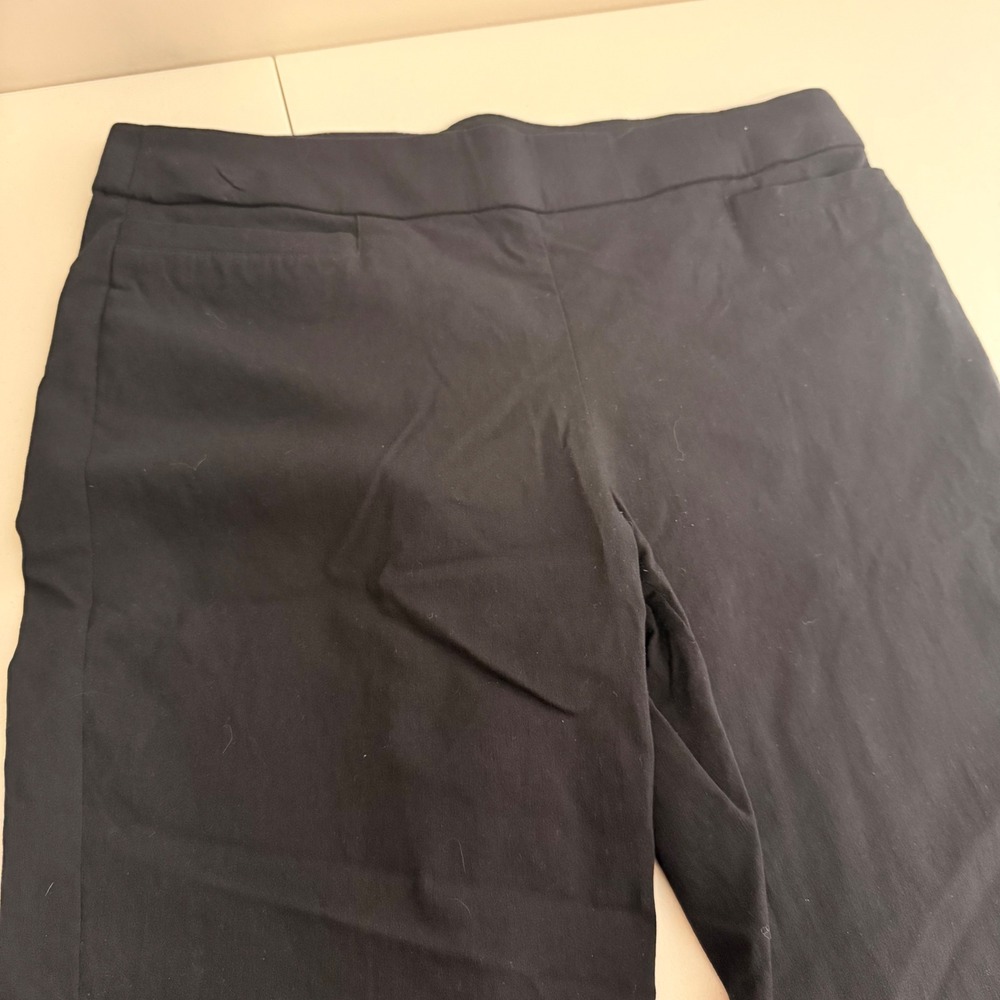 Briggs New York Womens Size 14 Black Pull On Dress Pants Stretch Slimming Panel